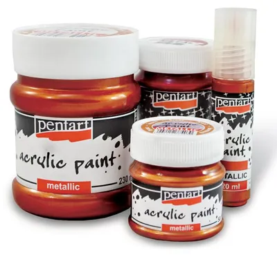 Obrázek produktu pro Metalická akrylová barva Pentart 230 ml - gold