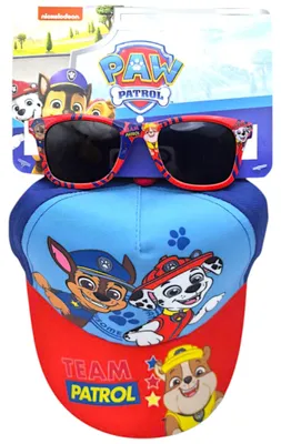 Produktbild von 2tlg.Set Cap mit Sonnenbrille PAW Patrol Bunt 53 cm