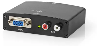 Image de Convertisseur NEDIS VGA vers HDMI FHD 1 voie 2xCinch anth VCON3454AT