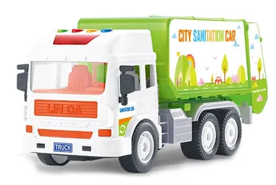 Immagine prodotto di Luna carrello portarifiuti Junior 30 cm verde/bianco