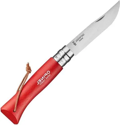 Produktbild von Multifunktionales rotes S-Messer für Outdoor-Aktivitäten