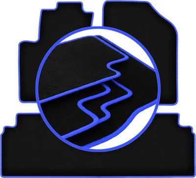 Immagine prodotto di Tappetini per auto CARLUX-BLUE per: Hyundai ix20 Minivan (2010-2018)