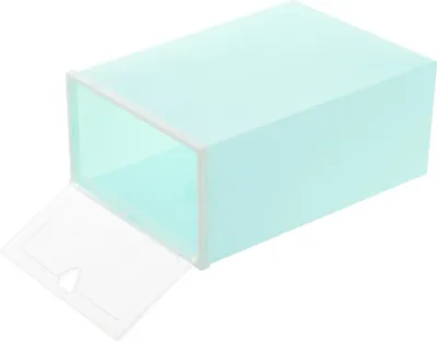 Image de Rangement pour chaussures - Boîtes à chaussures avec couvercle rabattable - Lot de 20 - Grand format - Empilables - Plastique - Vert