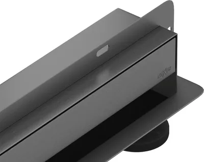 Obrázek produktu pro Mexen Flat Wall nástěnný lineární odtok 2v1 50 cm, kartáčovaný gun grey - 1E30050