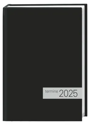 Produktbild von Kalenderbuch schwarz 2025