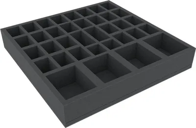 Produktbild von BHMFKK050BO - BHMFKK050BO 314 mm x 314 mm x 50 mm Schaumstoffeinlage für Brettspiele