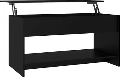 Obrázok produktu pre vidaXL Konferenčný stolík čierny 102x50x52,5 cm Drevo Materiál