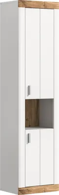 Produktbild von Hochschrank  Laredo | weiß / Nox Oak