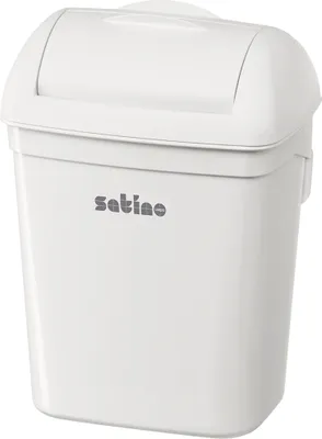 Image de Poubelle Satino Hygiene 332560 8l ws