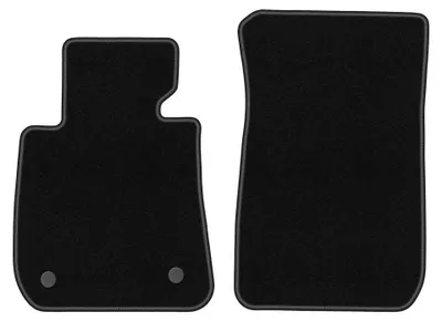 Obrázok produktu pre Predné velúrové koberce pre: BMW 3 E92 2004-2011 (kupé) – 2 ks, čierne, na mieru – Wielganizator BASIC – verzia W0878