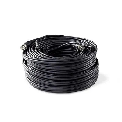 Productafbeelding van Nedis CCTVCA10BK100, 10 meter, BNC/DC, RG59, mannelijk/vrouwelijk connector, zwart