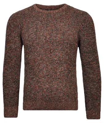 Ragman Strickpullover Tweed in grün