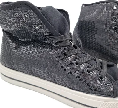 Produktbild von Paillettenschuhe, Sneakers, in schwarz, Größe: 43