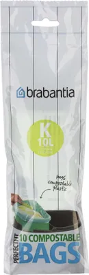 Image de Brabantia PerfectFit Sacs poubelle compost. Type K, 10 L, 10 pcs