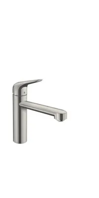 Produktbild von Hansgrohe Focus M42 Armatur Wasserhahn Einhebel-Küchenmischer 120, 1jet Edelstahl Finish - inkl.