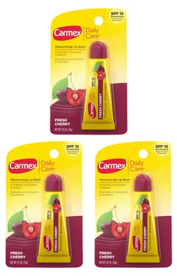 Produktbild von CARMEX - Lippenbalsam - 3er Pack - Lichtschutzfaktor 15 - Kirschgeschmack
