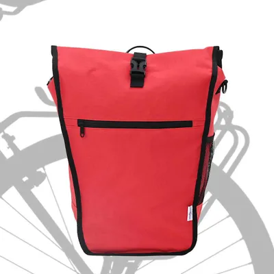 Zdjęcie produktu dla vidaXL Torba rowerowa czerwona 34 x 16 x 59 cm poliester