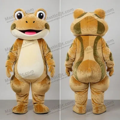 Produktbild von Mascot-Kostüm MASTICOT des weitäugigen Smaragdgrünen Frosches