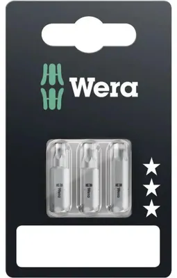 Produktbild von Wera 867/1 Z SB SiS 05073376001 Torx bit T 25, T 30, T 40 Tool steel alloyed, hardened D 6.3 3 pc(s)