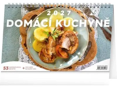 Obrázok produktu pre NOTIQUE Stolový kalendár "Domáca kuchyňa", rok 2027, rozmer 23,1 x 14,5 cm