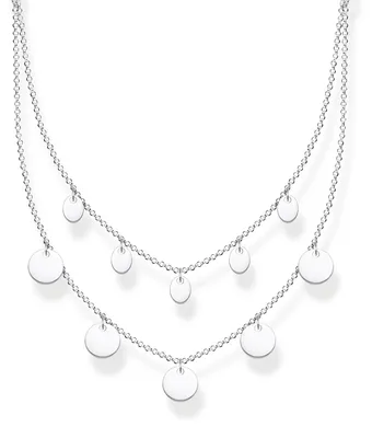Produktbild von Thomas Sabo KE1961-001-21 Halskette mit Anhänger Collier Damen Coins Sterling-Silber