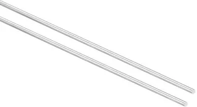 Immagine prodotto di Tubo metallico tondo in acciaio inossidabile - Progetto fai da te - Acciaio inossidabile 304 - 2 mm x 350 mm - Argento