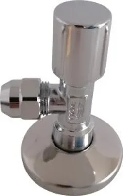 Obrázok produktu pre Grohe rohový ventil 22037 1/2x3/8" rozeta kovová rukoväť lisovaná 10 mm chróm, 1 ks.