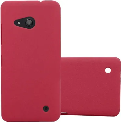Obrázok produktu pre Cadorabo ochranné puzdro pre Nokia Lumia 550 v červenom Hard Case kryte na mobilný telefón