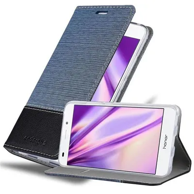 Immagine prodotto di Custodia Cadorabo per Honor 5C Custodia protettiva in blu Custodia per cellulare Custodia a libro Cover