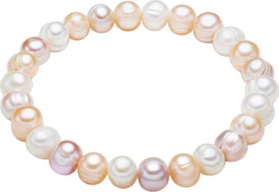 Produktbild von Valero Pearls Perlen-Armband Süßwasser-Zuchtperle 19,0 cm 00446660