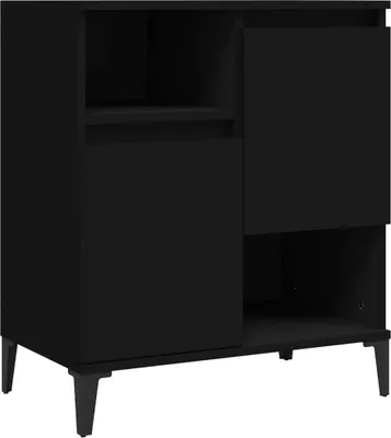 Obrázek produktu pro vidaXL Příborník černý 60x35x70 cm Materiál dřeva