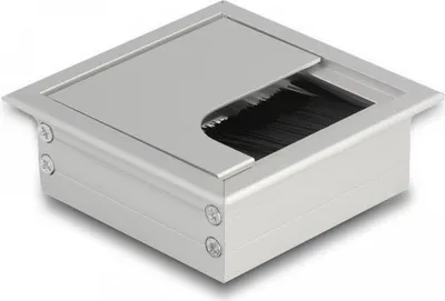 Obrázok produktu pre DELOCK Kabeldurchführung für Tischeinbau mit Bürste 80 x 80