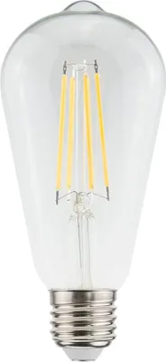 Produktbild von hoftronic LED-Glühlampe E27 9W 1055lm ST64 2700K Dimmbar Klares Glas