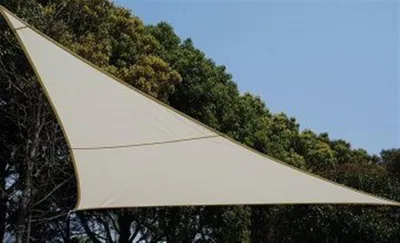 Produktbild von ROJAPLAST Schattentuch - Dreieck, 5 m, beige