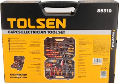 Produktbild von Tolsen Elektriker-Werkzeugset 66-teilig - Maxami
