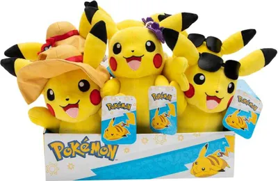 Produktbild von Pokemon Plüschfiguren Summer 20 cm Sortiment (6)