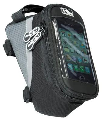 Produktbild von M-WAVE Oberrohrtasche ROTTERDAM Top L, für Smartphone, schwarz/grau