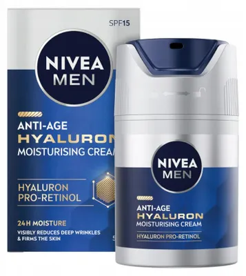 Produktbild von NIVEA MEN Anti-Age Hyaluron Anti-Falten Gesichtscreme für Männer 50 ml
