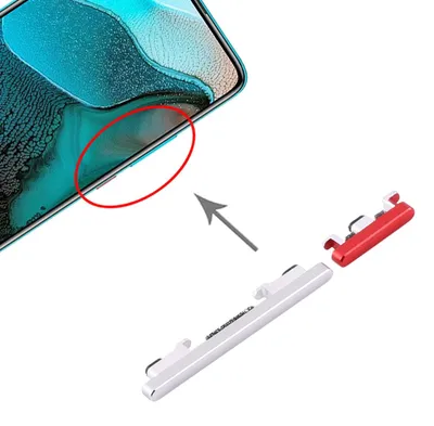 Immagine prodotto di Pulsante di accensione del volume per Xiaomi Redmi K30 Pro Silver Volume On Off Pezzo di ricambio