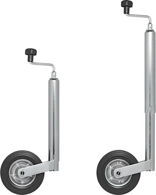 Zdjęcie produktu dla Koło podporowe 48mm z metalową obręczą i oponą z pełnej gumy 200x50mm