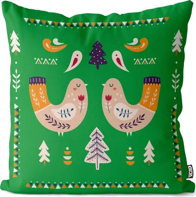 Produktbild von VOID Landhaus Vögel Kissenbezug Kissenhülle Sofakissen Kissen Deko Outdoor-Kissen Dekokissen