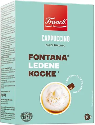 Produktbild von Franck - Cappuccino Fontana Ledene Kocke 144g