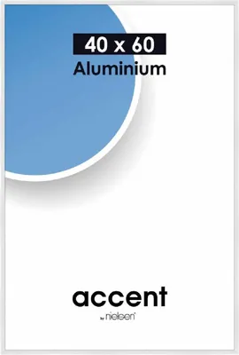 Image de Nielsen cadre en aluminium Accent blanc brillant 40x60 cm