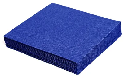 Produktbild von 250x Servietten 33 x 33 cm 1/4 -Falz 2-lagig dunkelblau