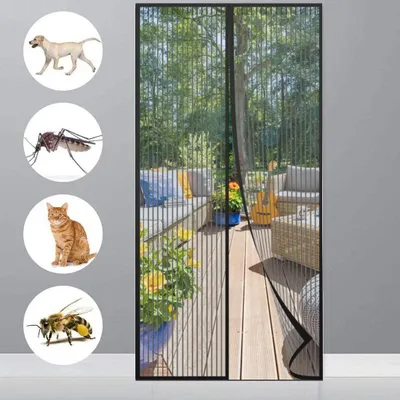 Obrázek produktu pro Solidchoice - Magnetická síťka proti hmyzu, 90 x 210 cm