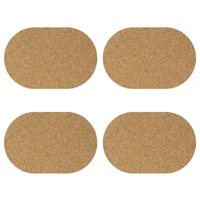 Produktbild von Zeller Kork-Platzmatten-Set, 4-tlg. 44x29