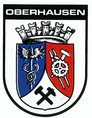 Produktbild von Aufkleber Wappen Oberhausen 60 x 45 mm