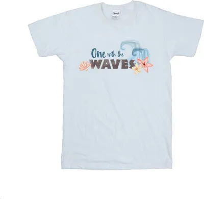 Produktbild von Disney - "One The Waves" T-Shirt für Damen BI39424 (L) (Weiß)