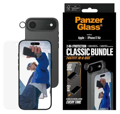 Produktbild von PanzerGlass PG78316, Apple, iPhone Air, Kratzresistent, Transparent