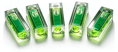 Produktbild von Libelle Wasserwaage, 5 Stück 15 x 15 x 40mm Mini Wasserwaage, Square Bubble Spirit Level, für Camping Kameras Stationäre Bilder Verwendet Werden